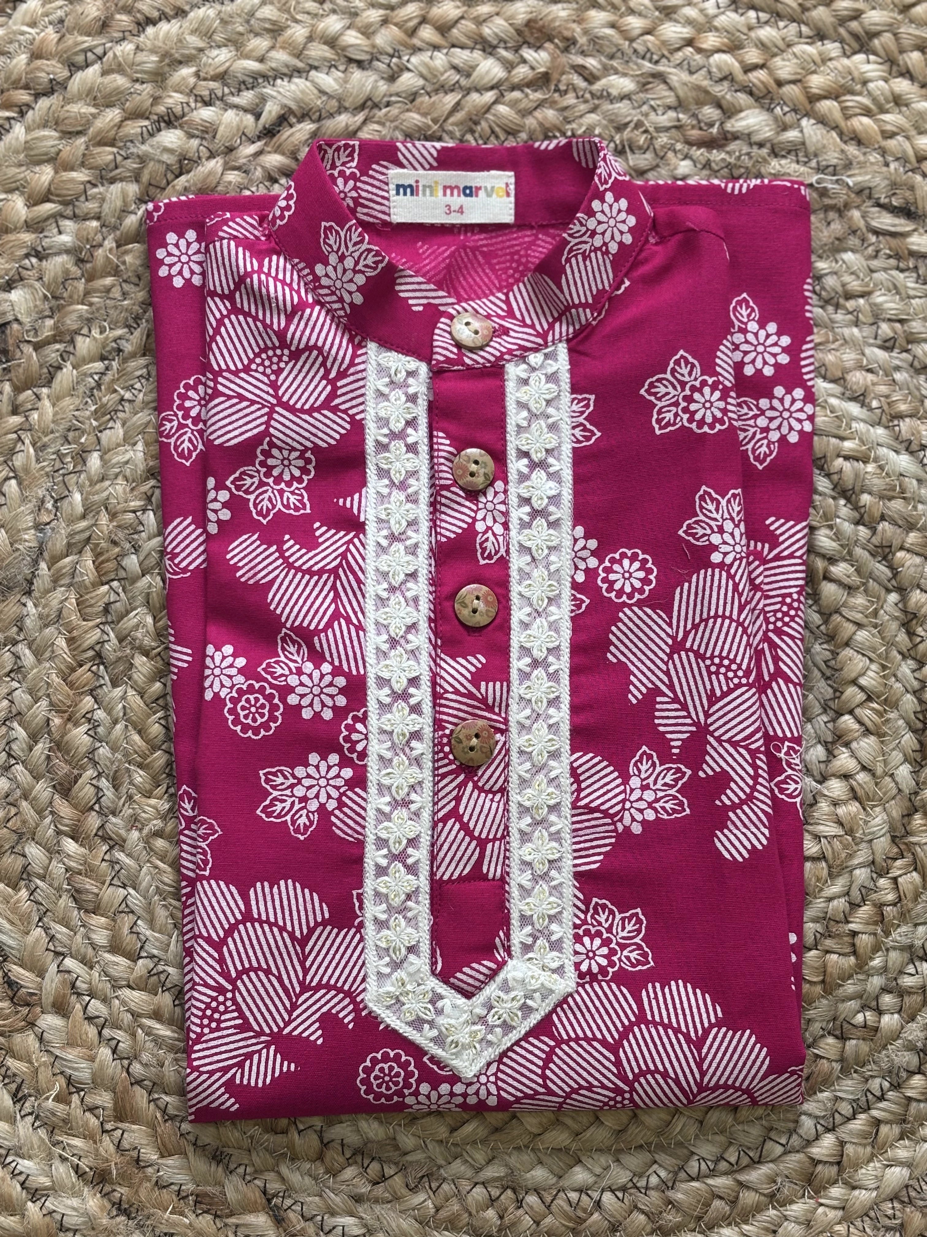 Gulabi Noor Sibling Twinning Set