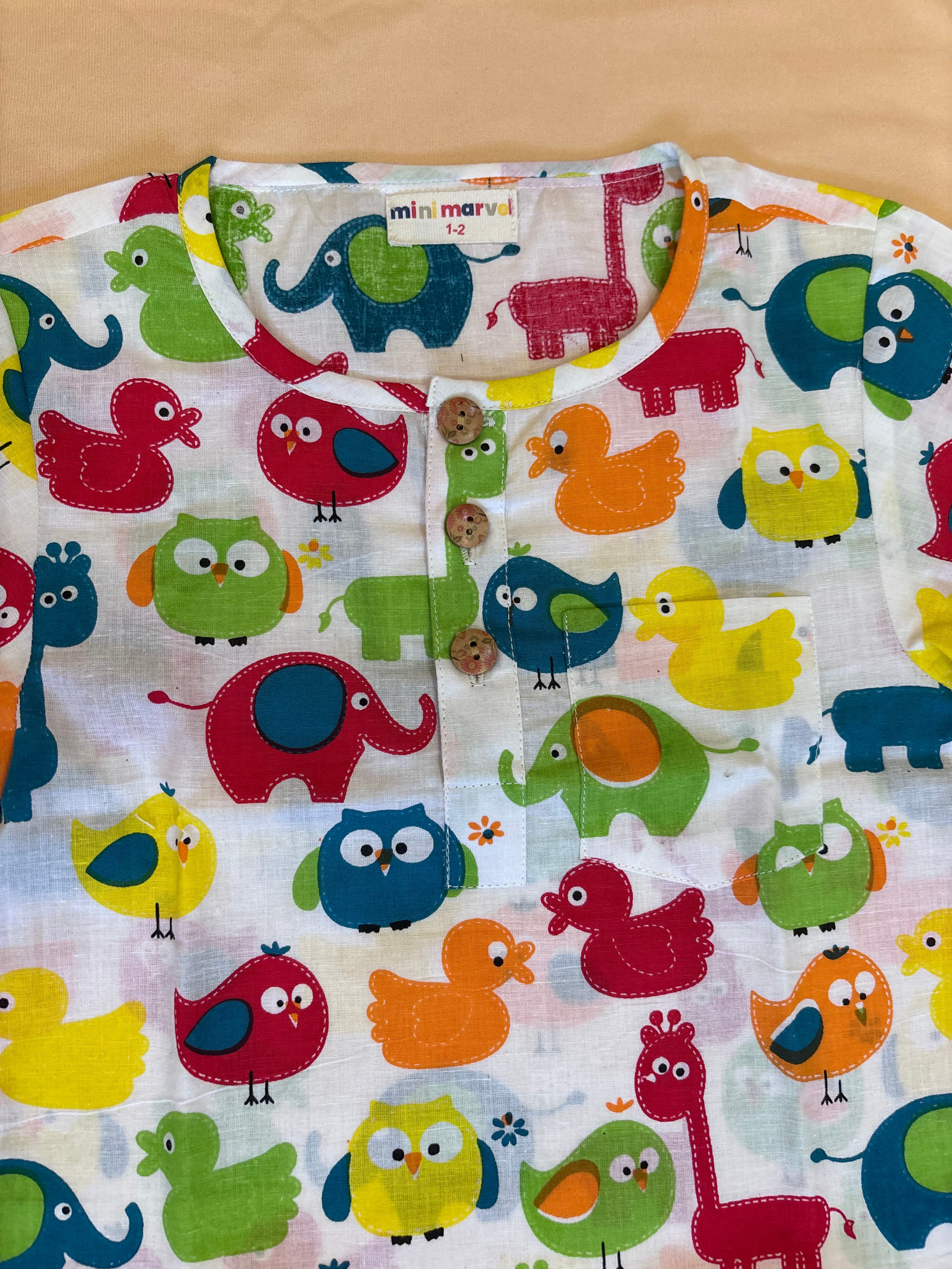 Mini duck print co-ord set