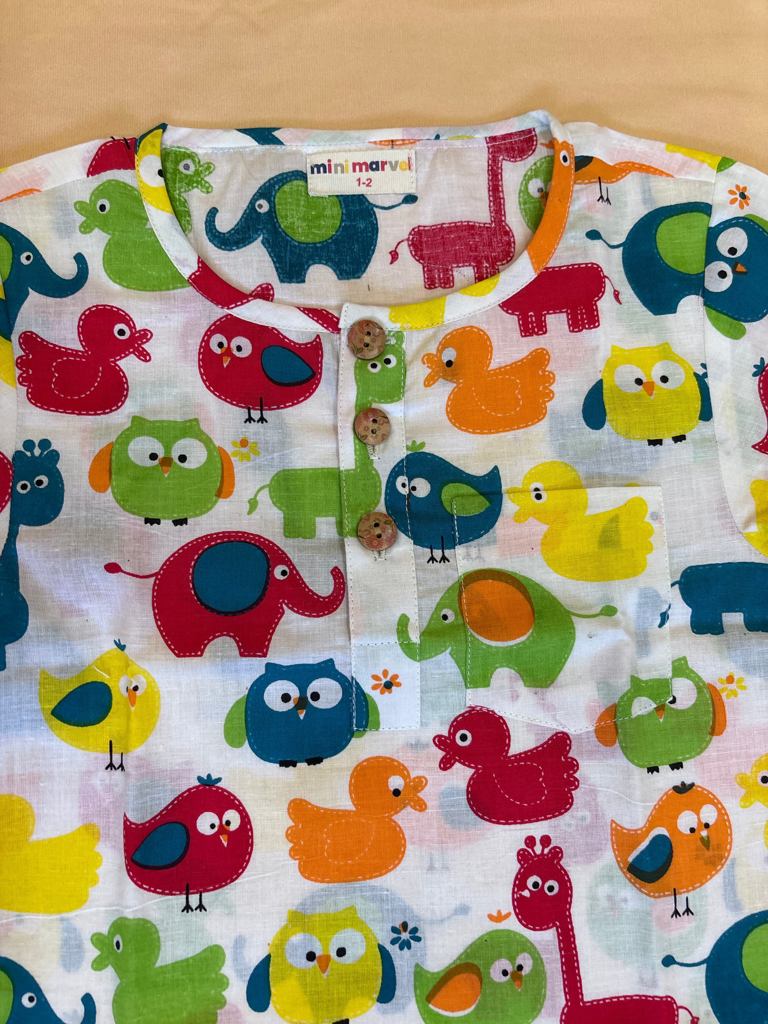 Mini duck print co-ord set