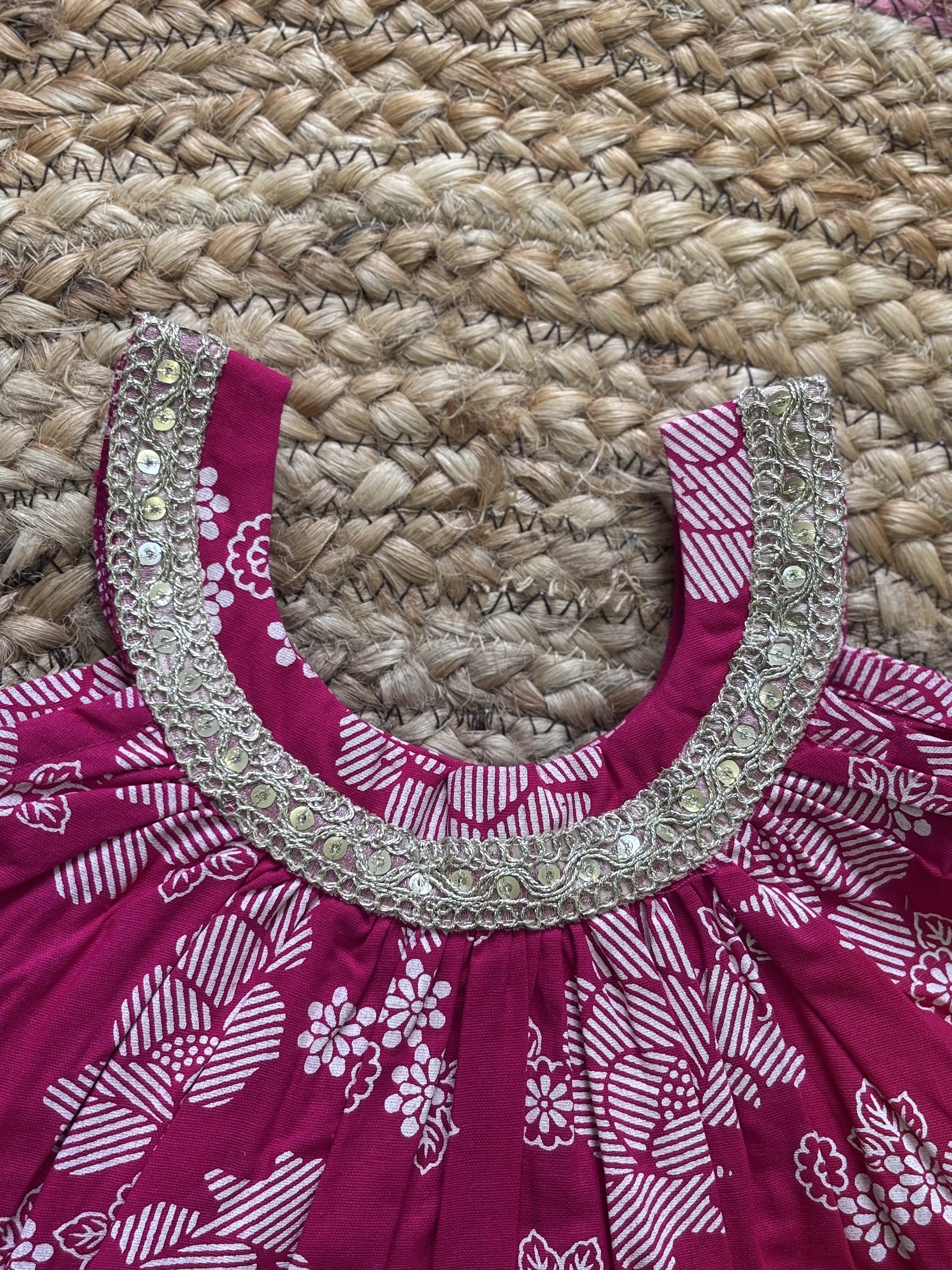 Roselle Charm Palazzo Set