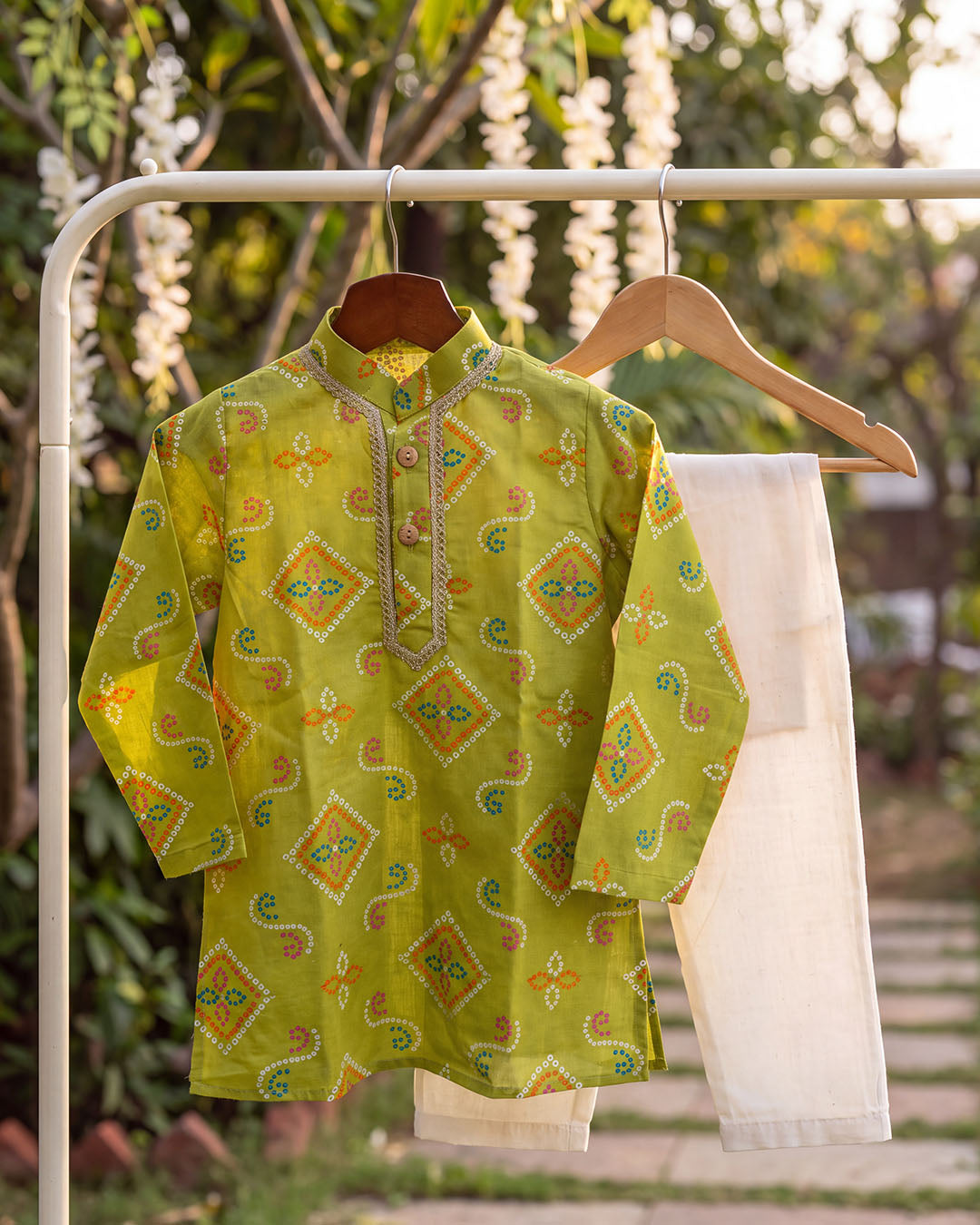 Meher Lime Festive ethnic set