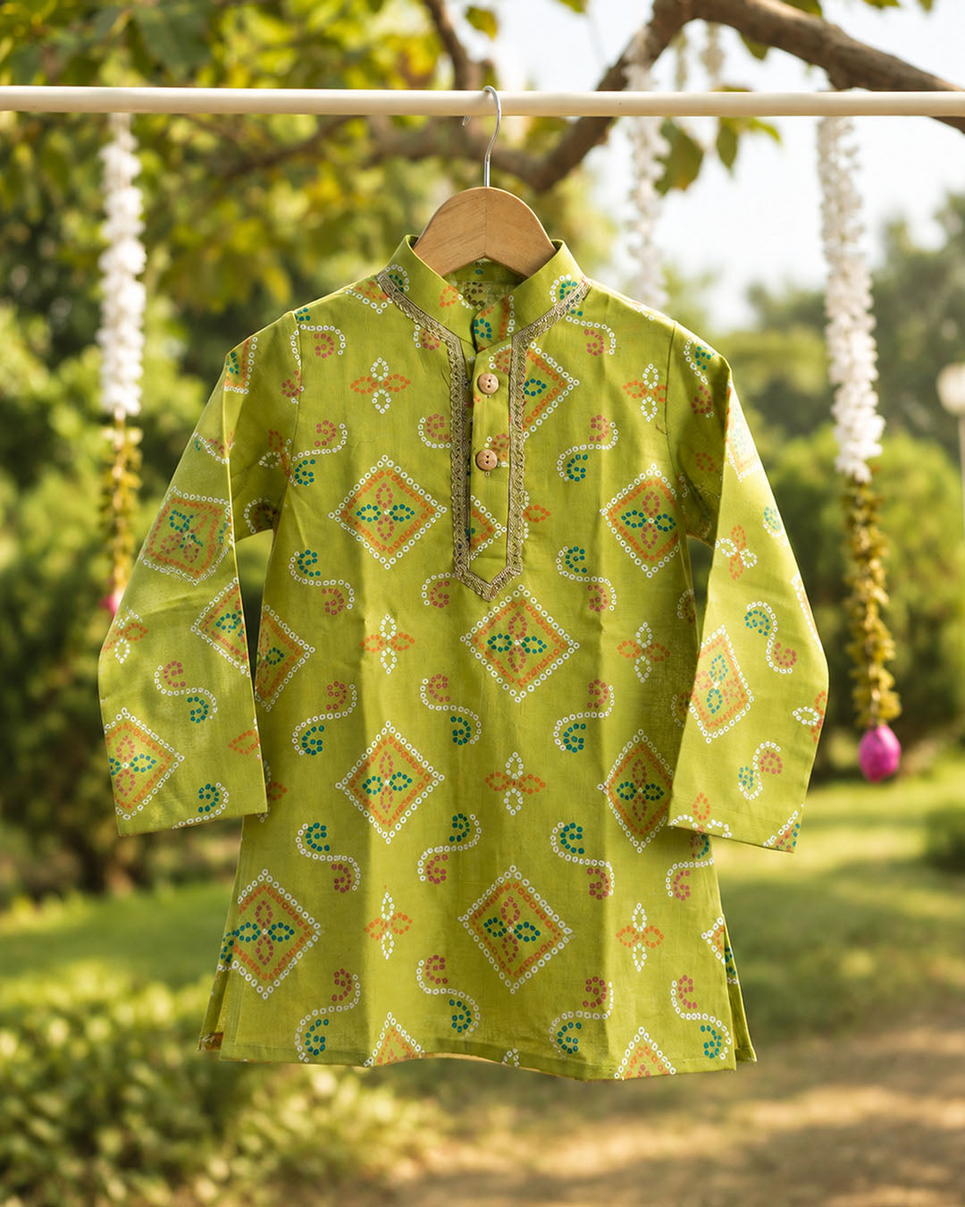 Meher Lime Festive ethnic set