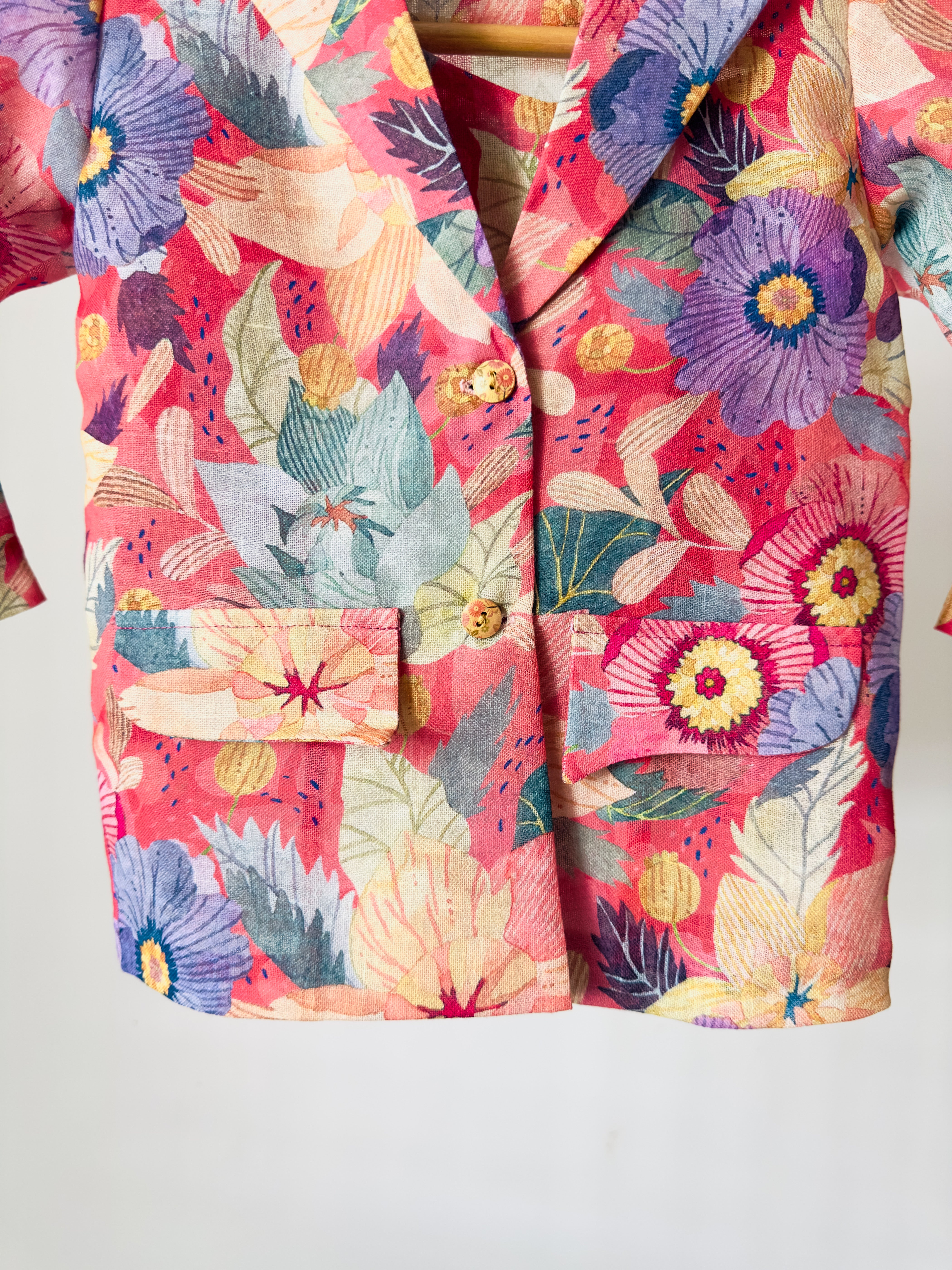 Multicolour Bloom 3-Piece Co-ord Set