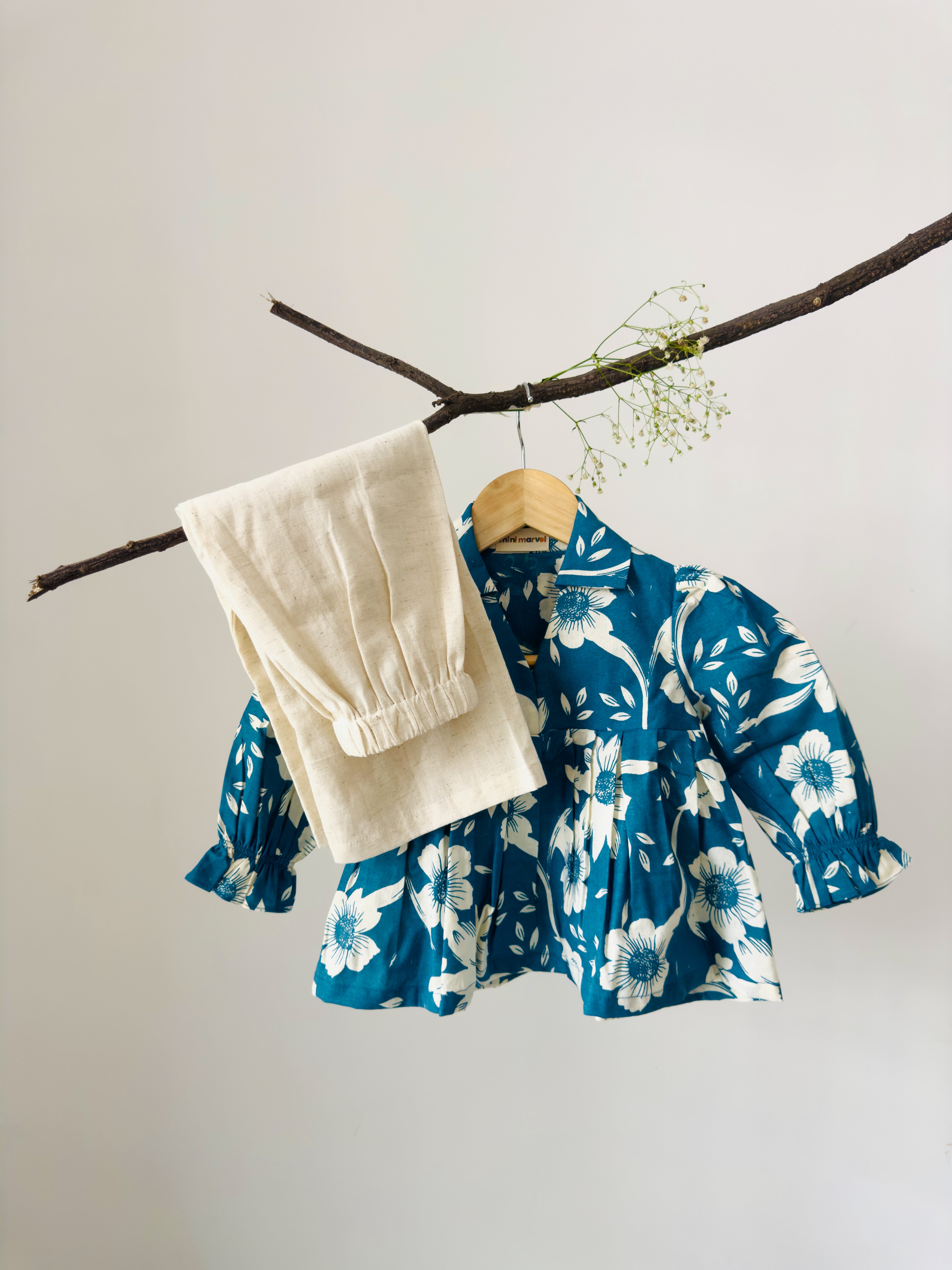Teal Bloom Co-ord Set