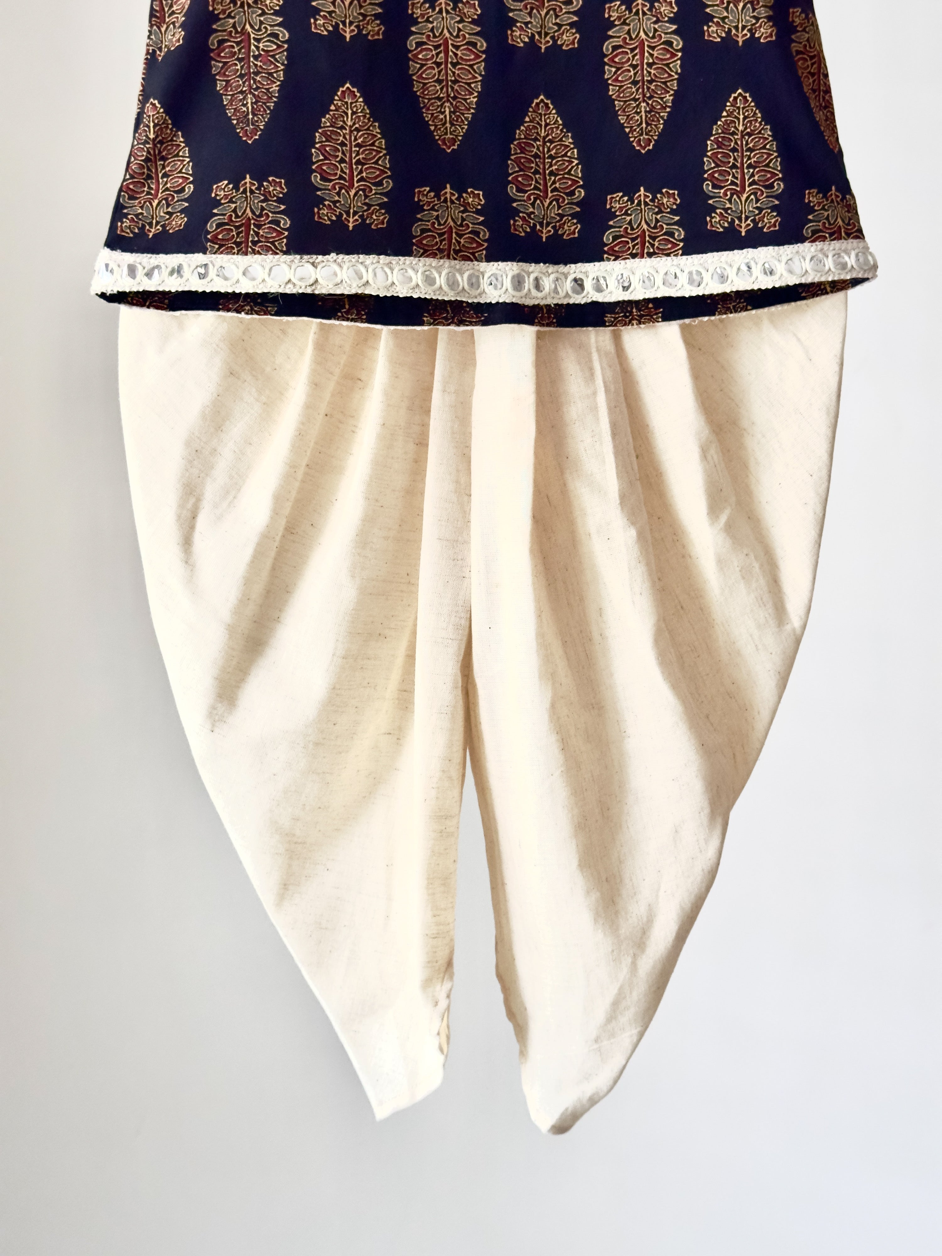 Elegant Cream Dhoti set