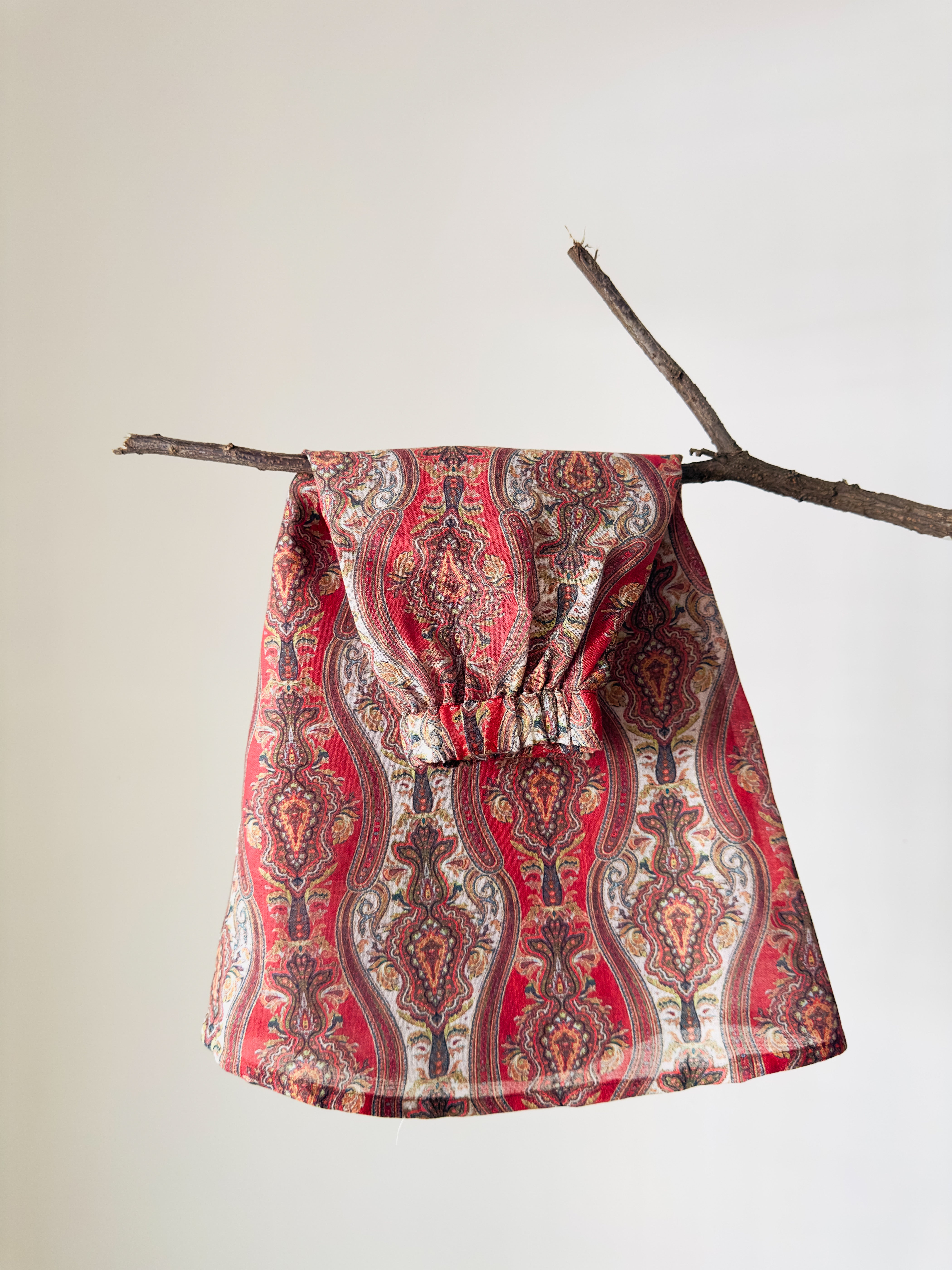 Rust Paisley Handcrafted Cotton Co-ord Set