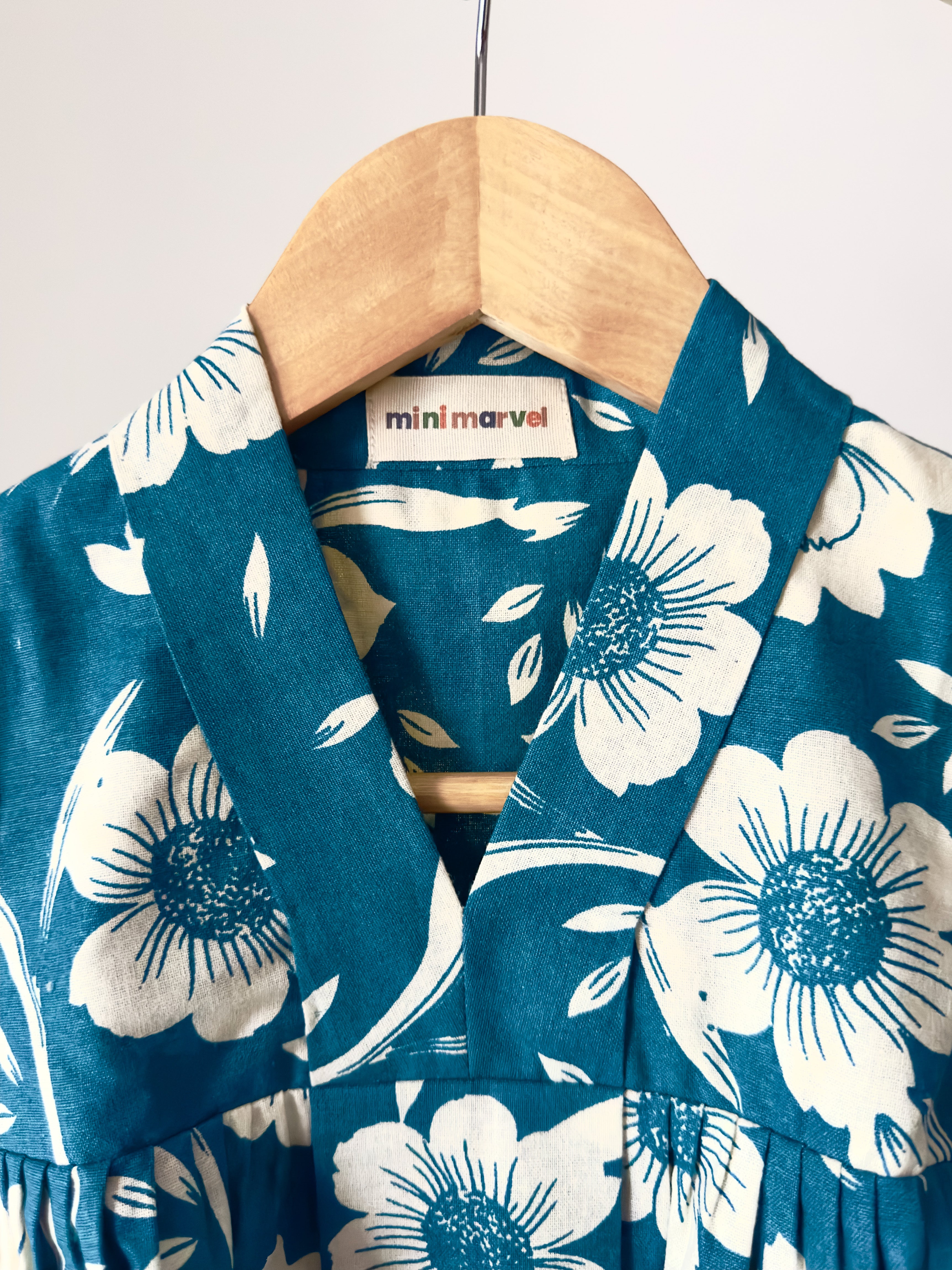 Teal Blossom co-ord Set