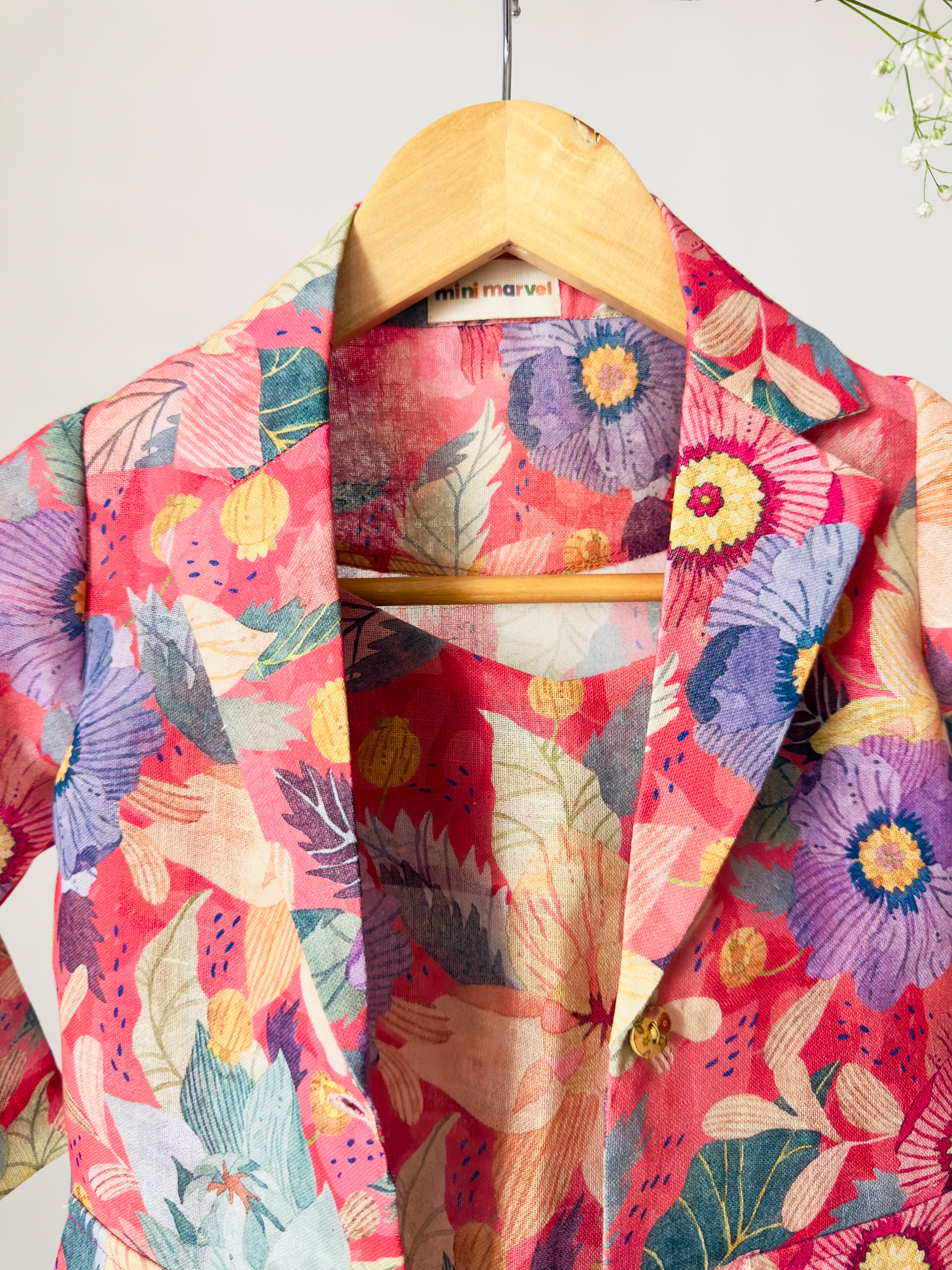 Multicolour Bloom 3-Piece Co-ord Set