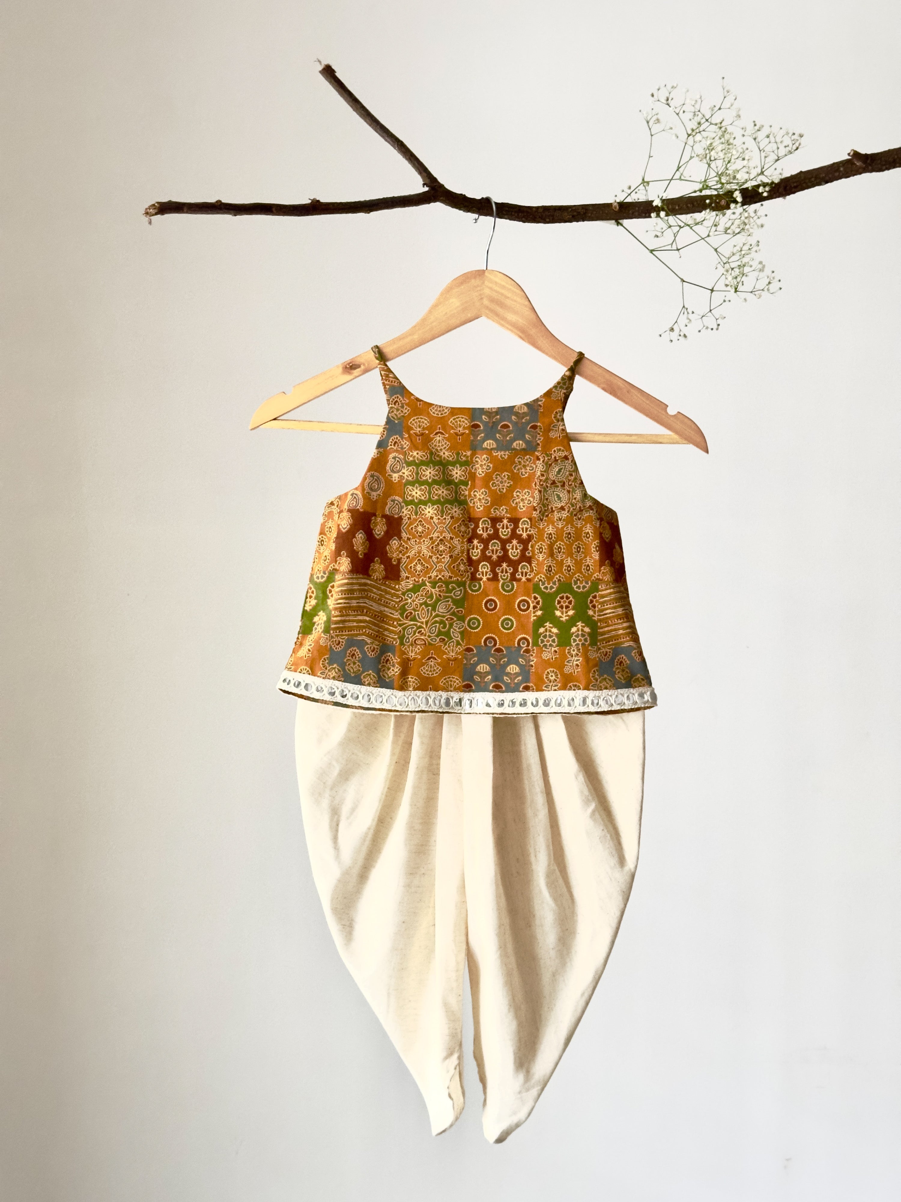 Little Boho Dhoti Set