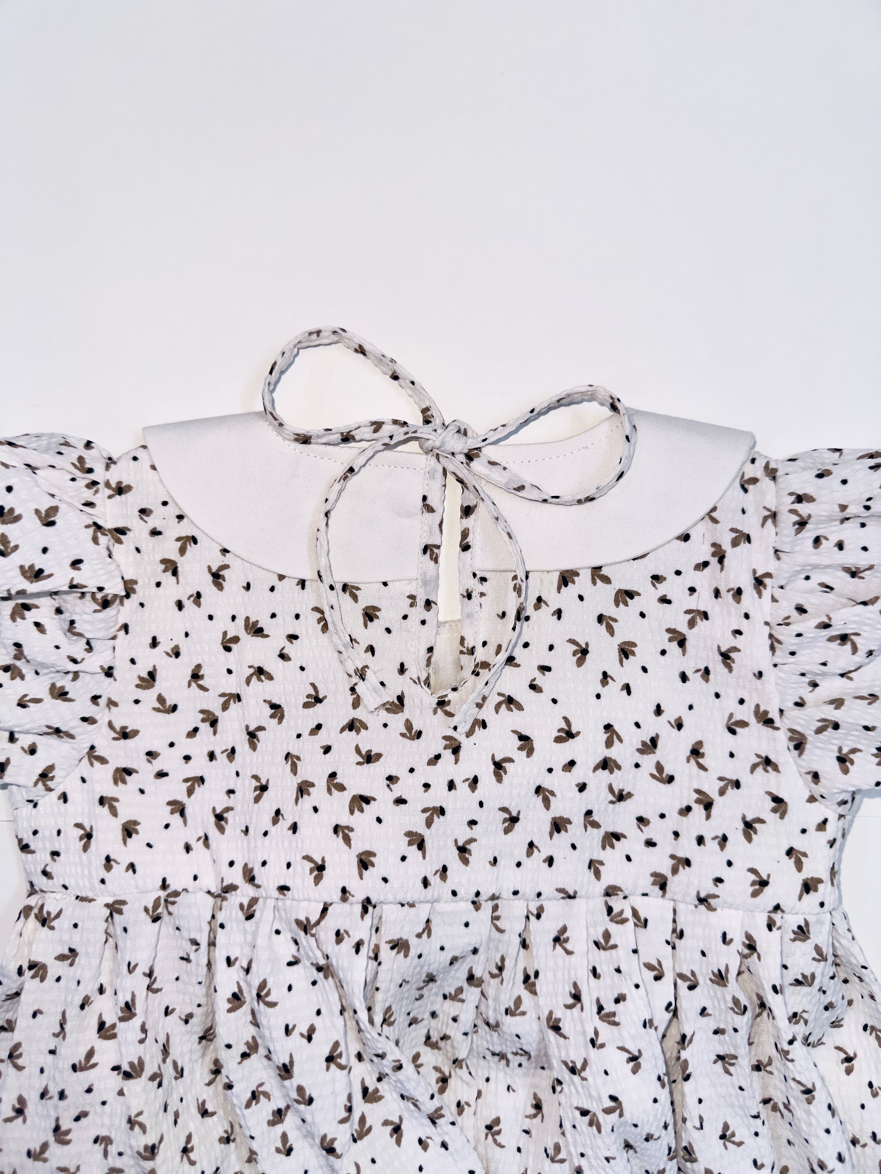 BROWNIE WHITE PRINTED FROCK