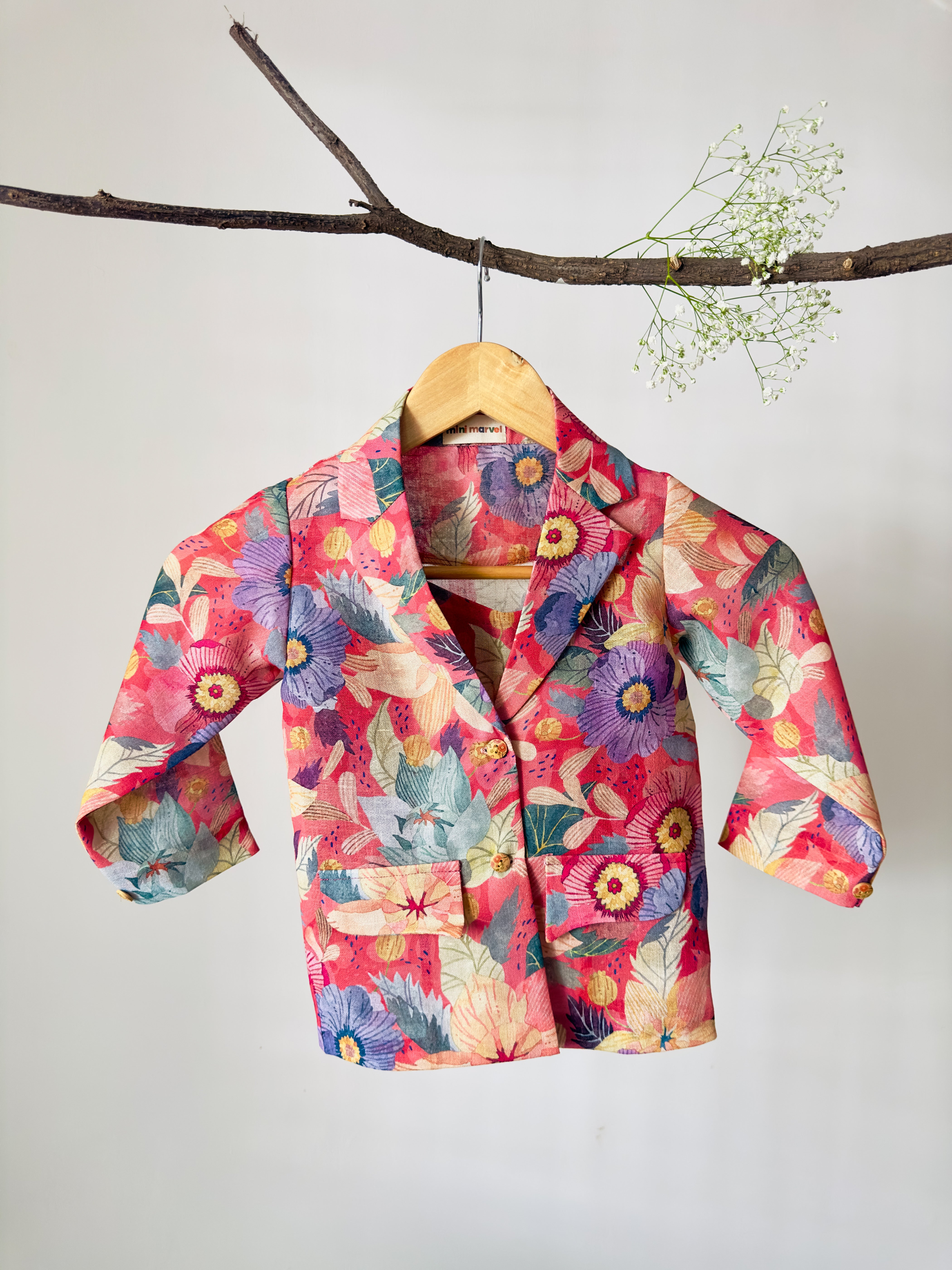 Multicolour Bloom 3-Piece Co-ord Set