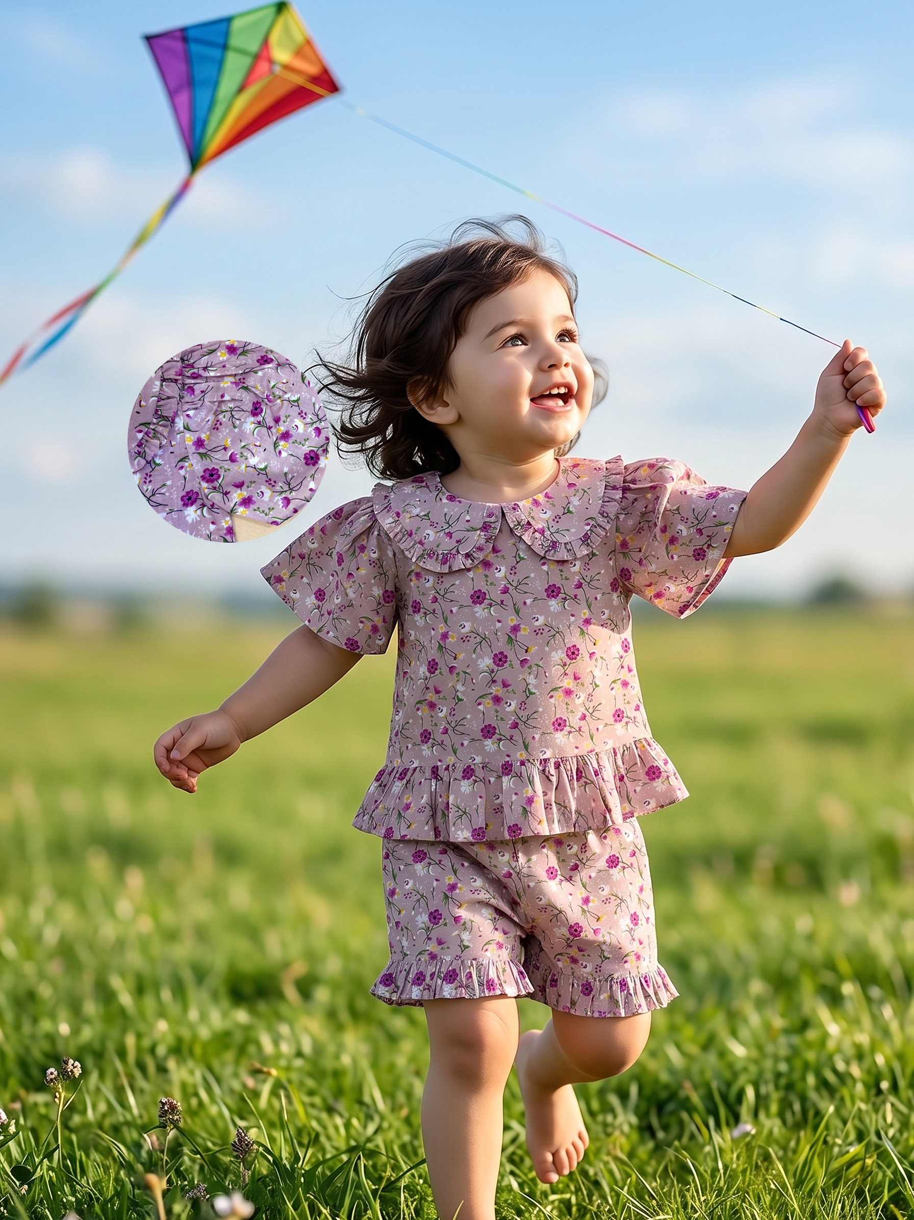 Spring Blossom Kids Co-ord Set