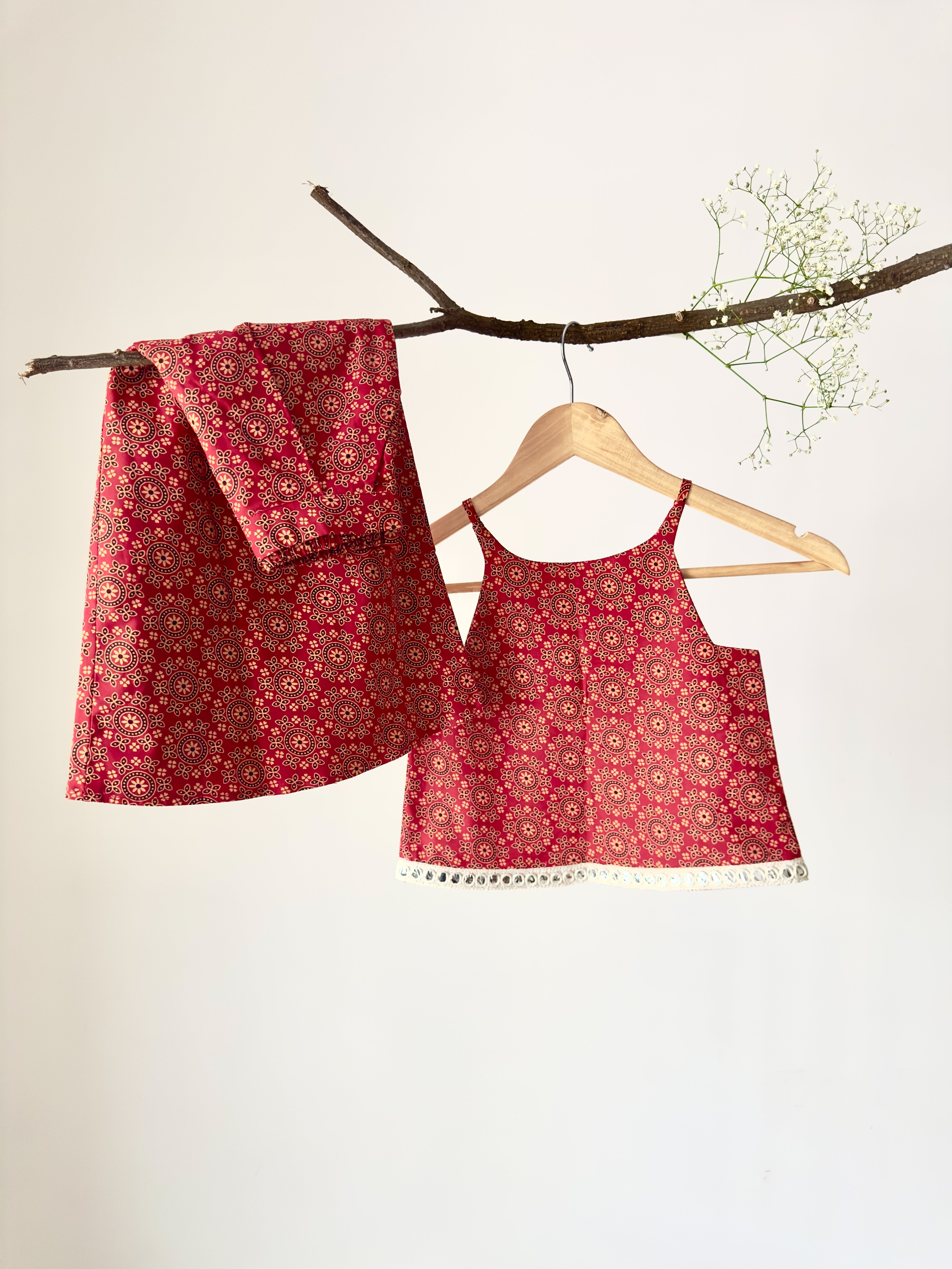Ruby Blossom Co-ord Set