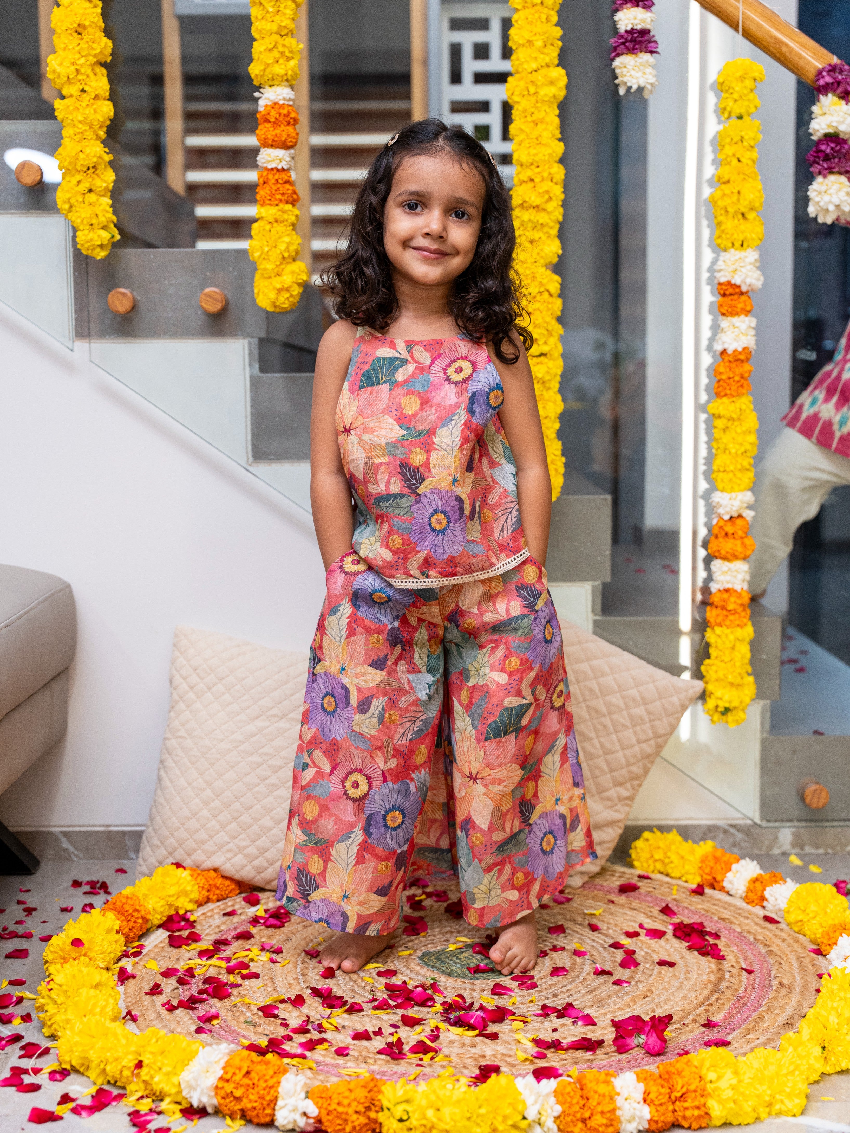Multicolor Bloom Co-ord Set