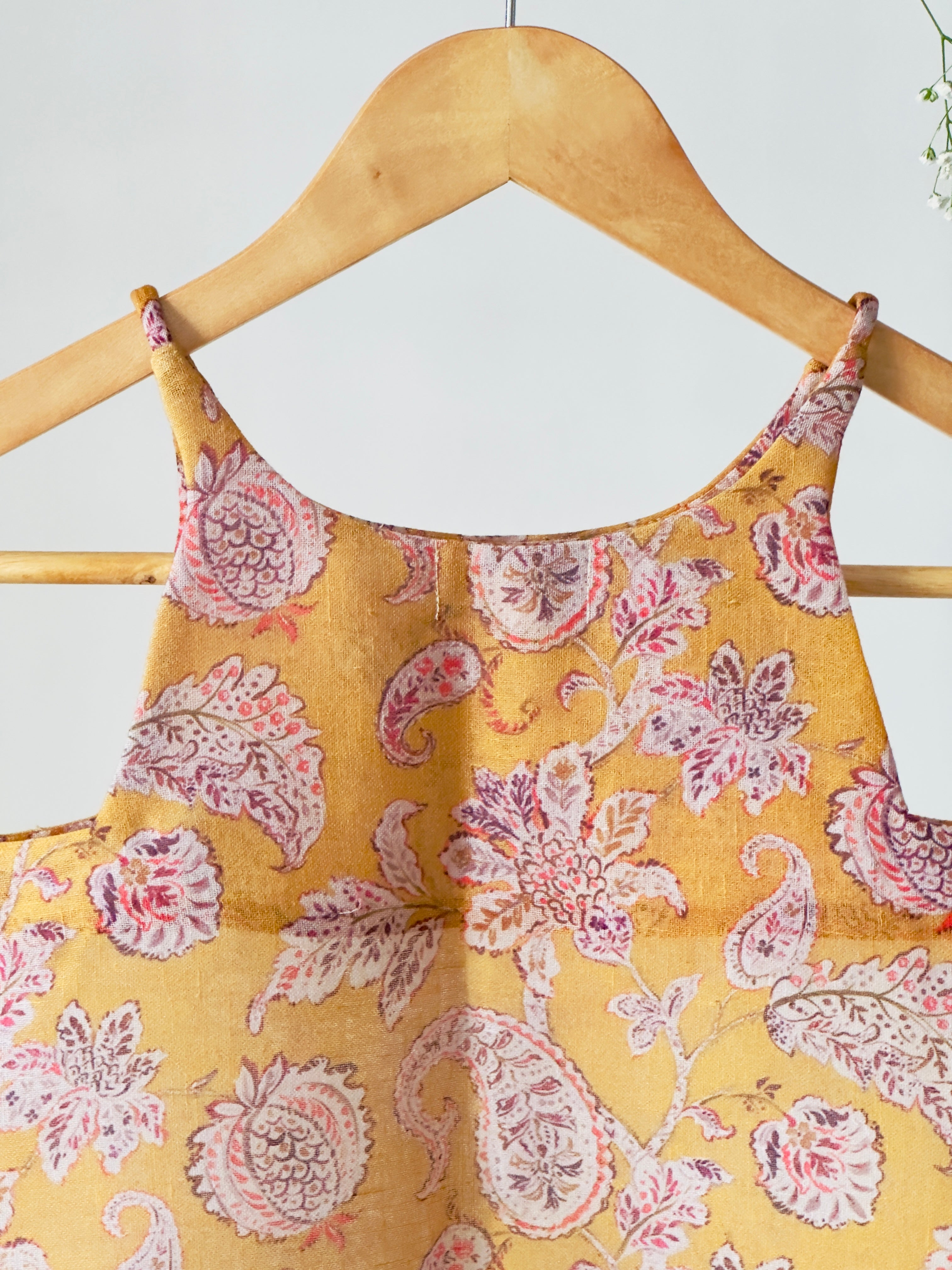 Mustard Paisley Cotton Co-ord Set