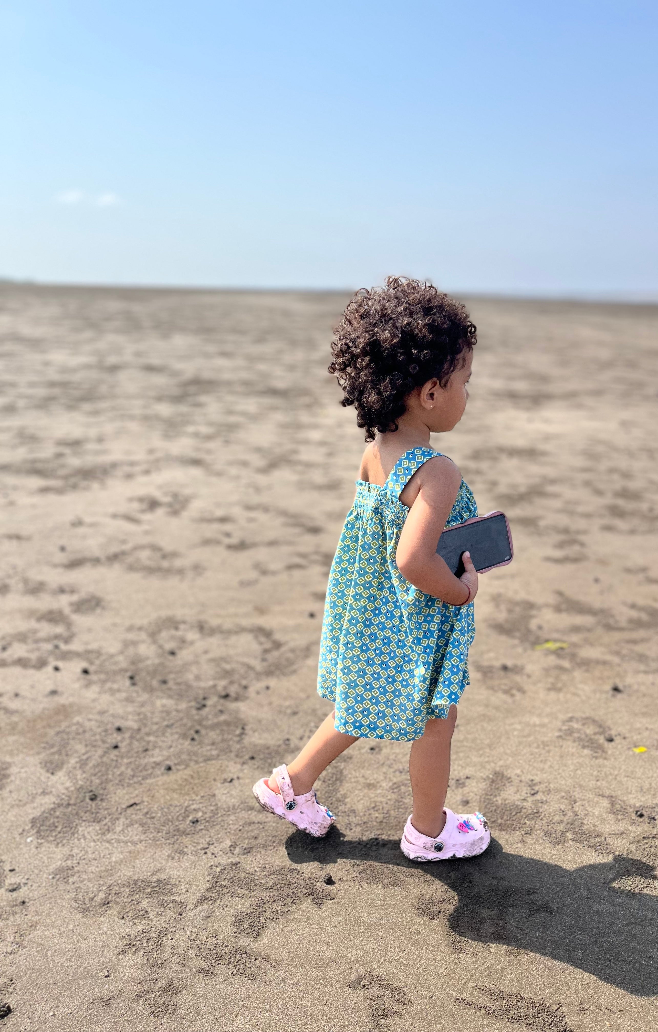OCEAN DOTS DRESS