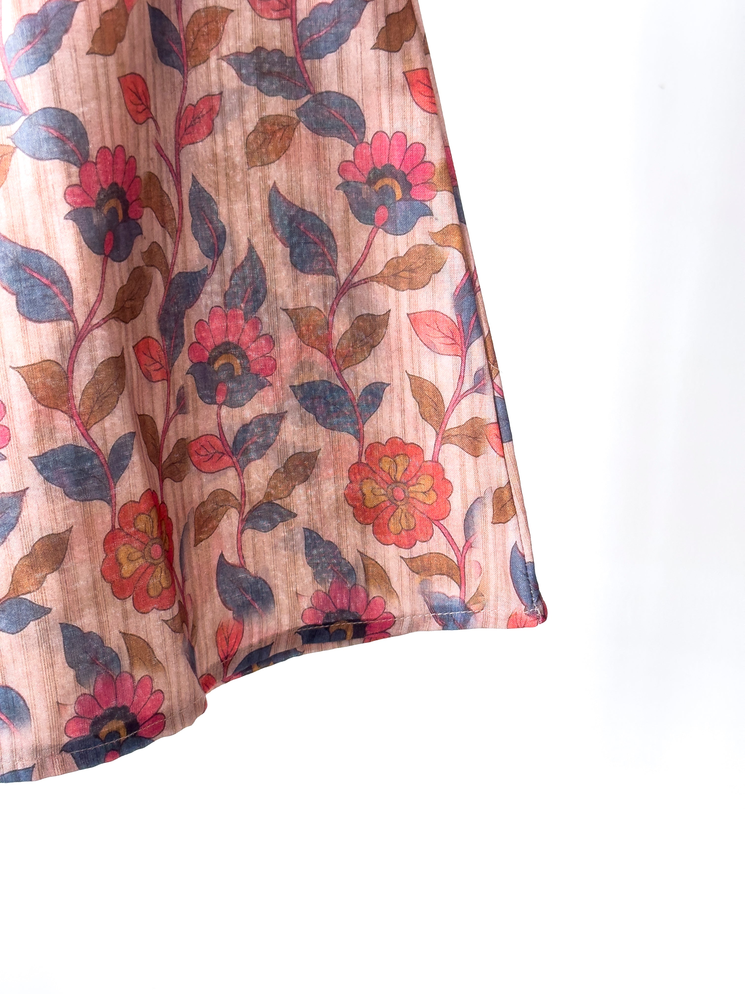 Modern traditional outfit for baby girl in cotton fabric