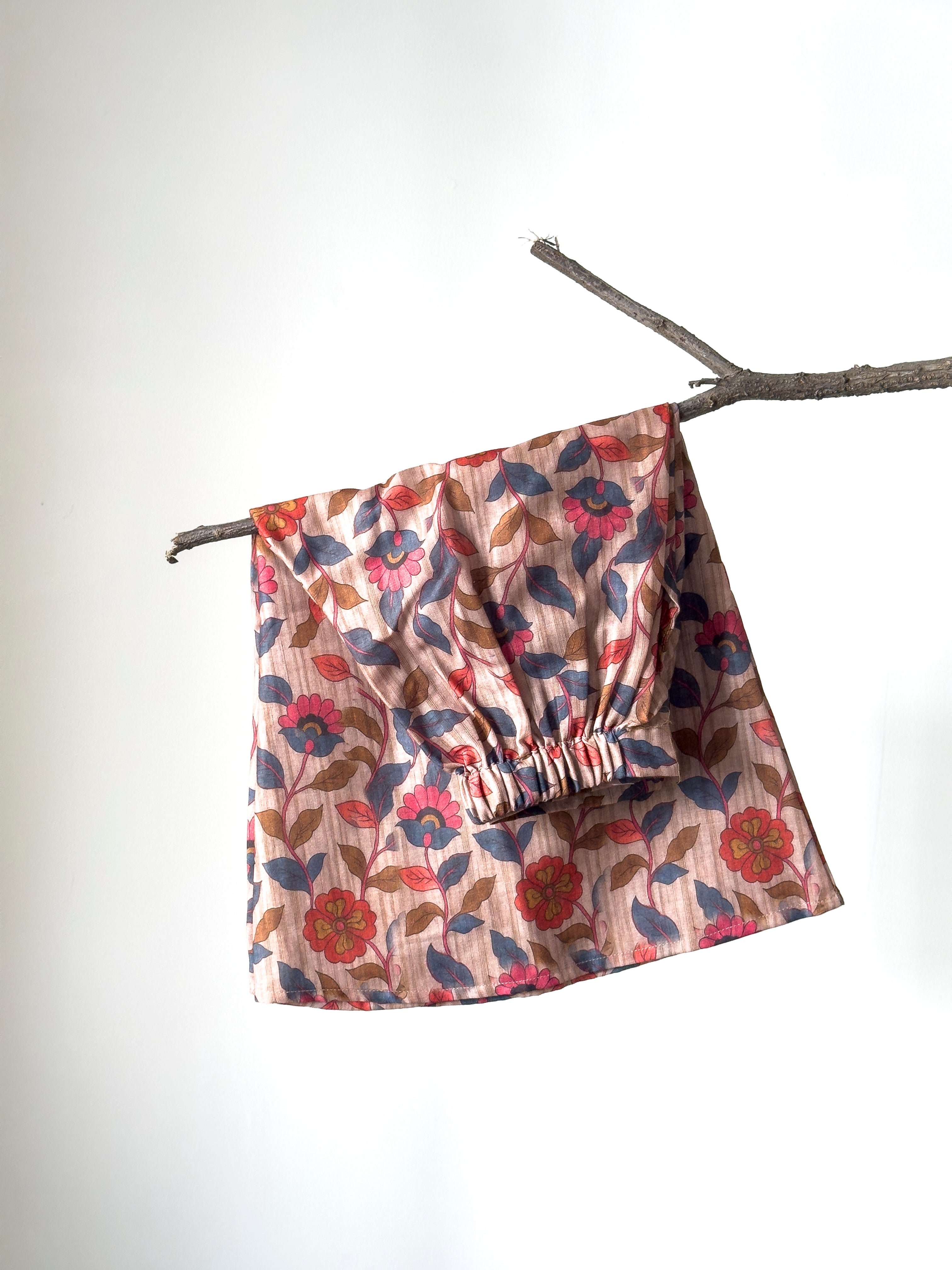 Modern traditional outfit for baby girl in cotton fabric