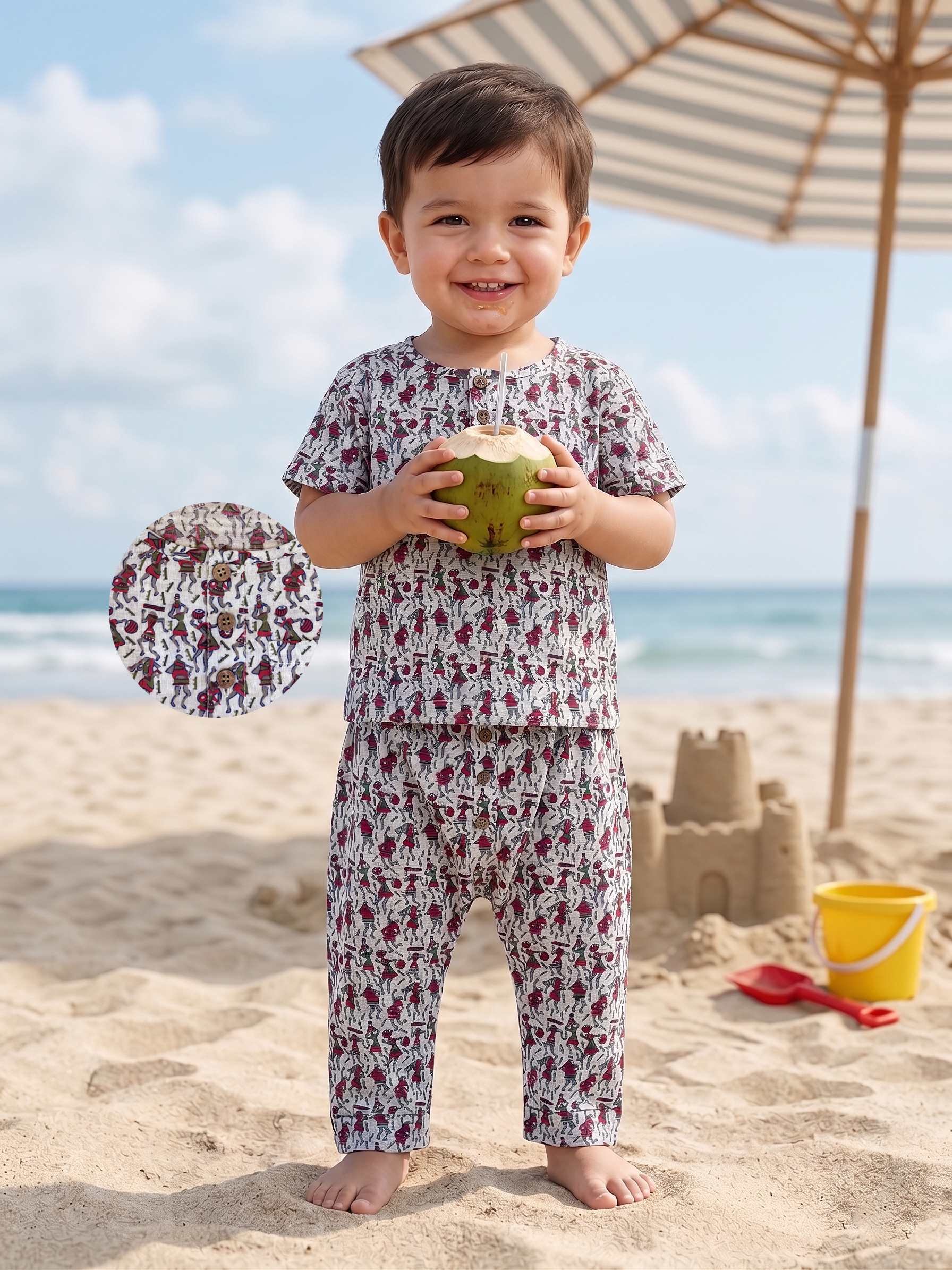 Tribal Heritage Luxe Co-ord Set (All-Over Print Cotton Set)