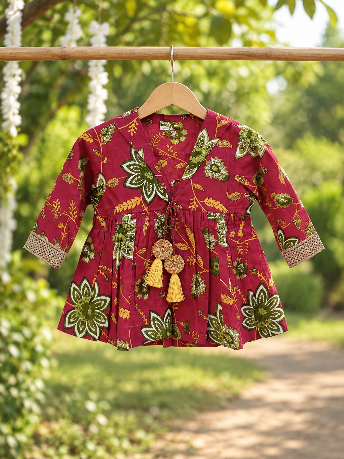 Ruby Royale 3-Piece Ethnic Set