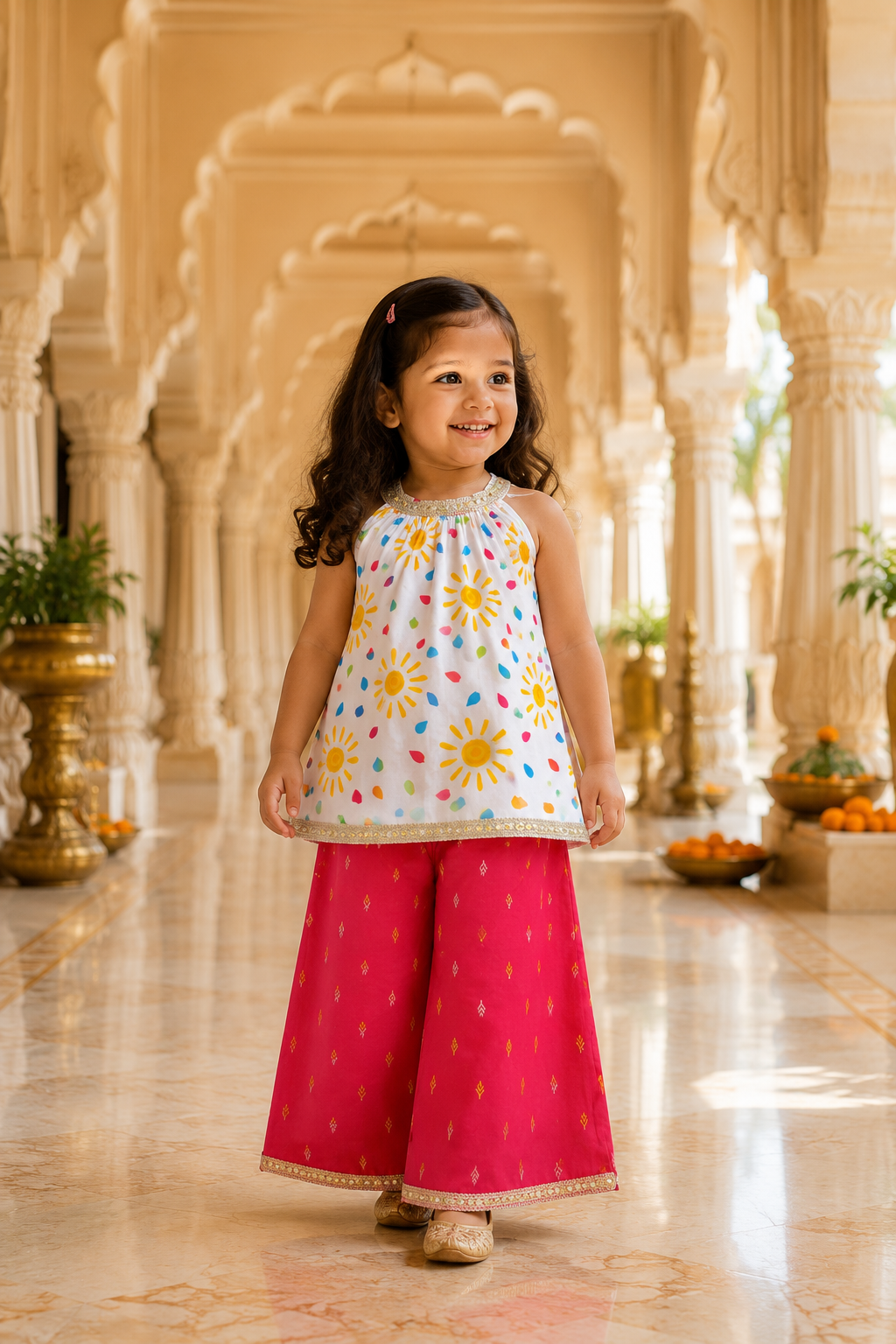 Sunshine Splash Palazzo Set